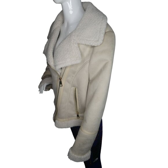 NWT Calvin Klein‎ Off White Winter Coat CW296916 - Picture 3 of 10